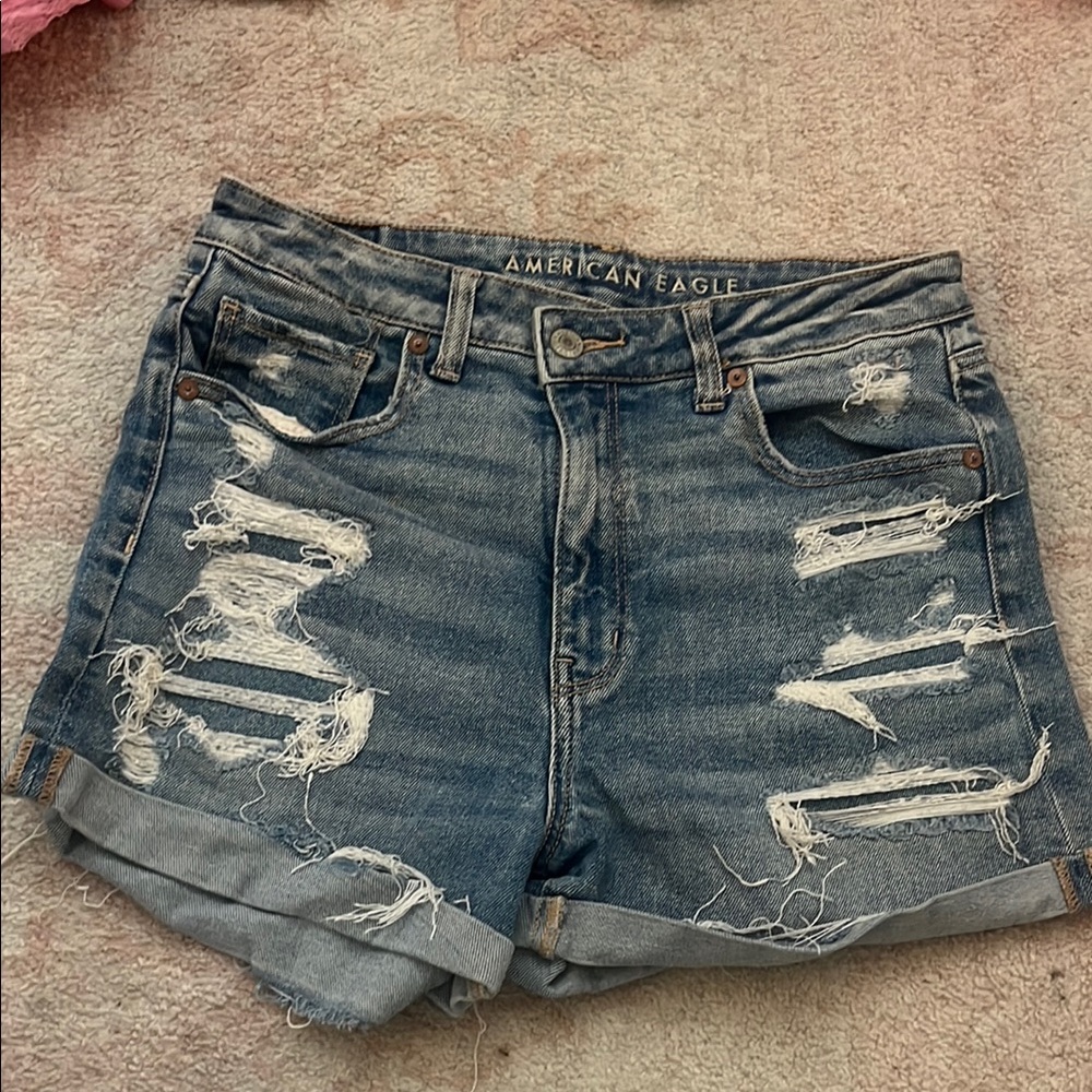 American Eagle Outfitters Ripped Jean Shorts